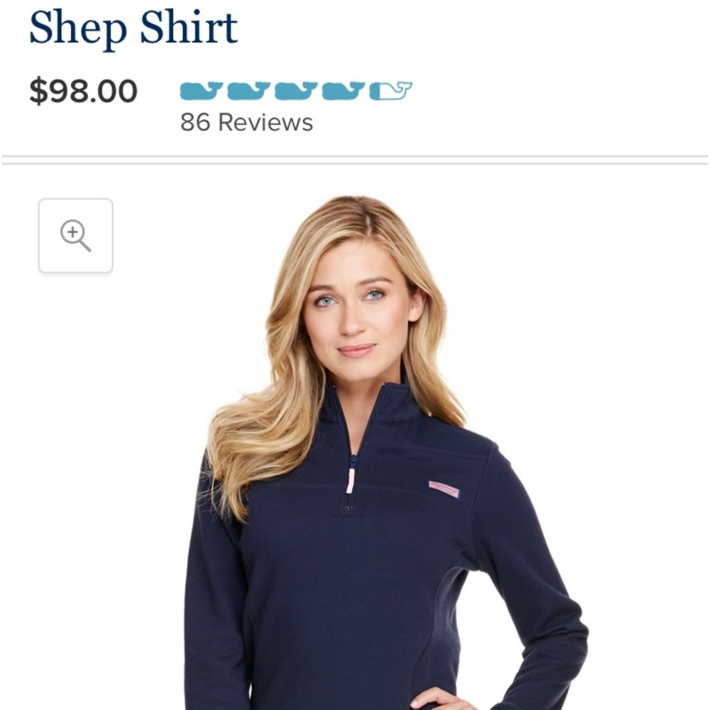 Vineyard vines navy sheep shirt